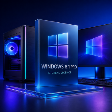 Microsoft Windows 8.1 Pro Licence – 32-bit or 64-bit original product image