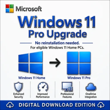 Windows 11 Home to Pro Upgrade Licence original product image